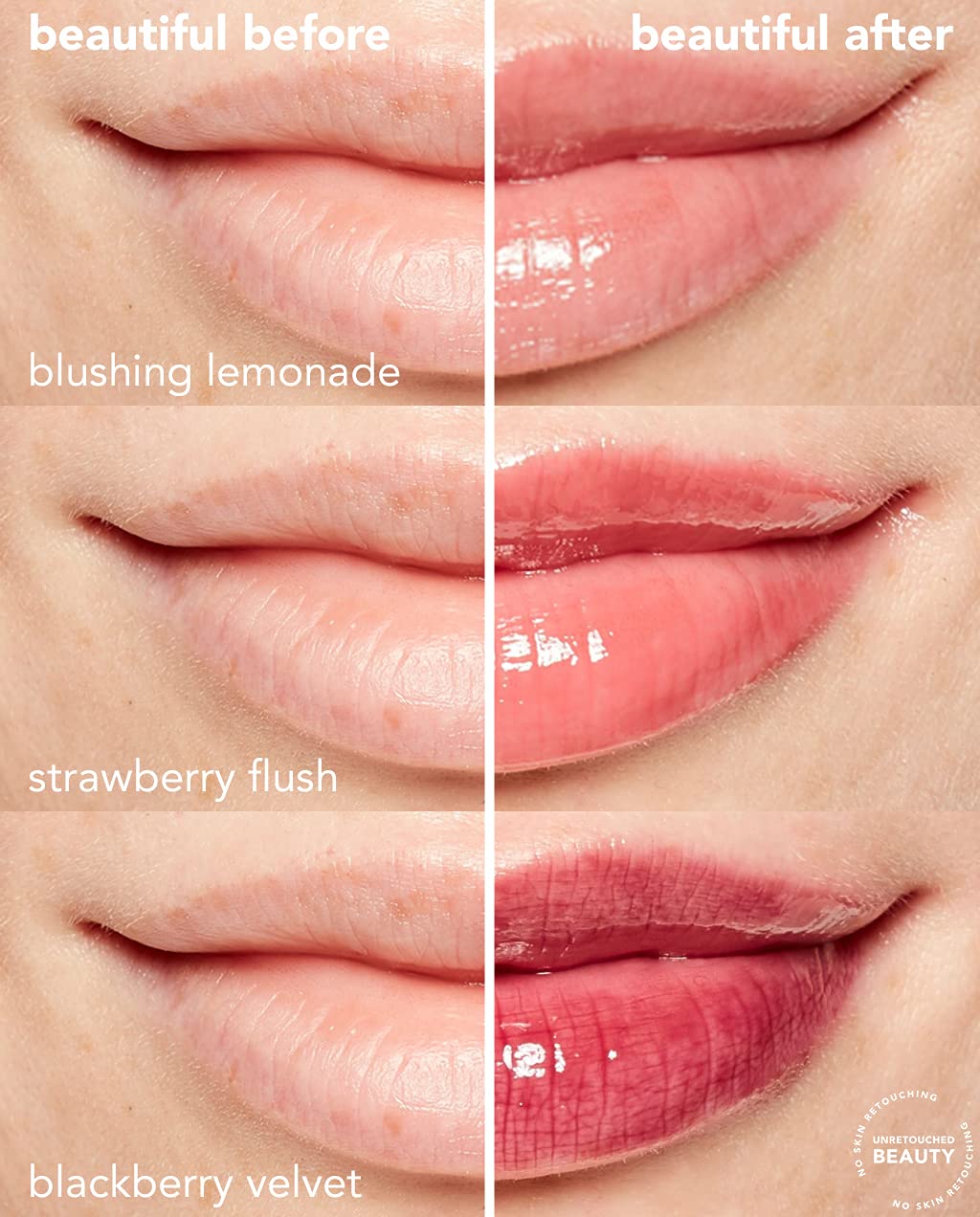 TULA Skin Care Lip SOS - Lip Treatment Balm that Plumps, Smooths & Hydrates lips with a Glossy Tint, Nude Pink, Rose Pink, Sunset Berry, 3 count