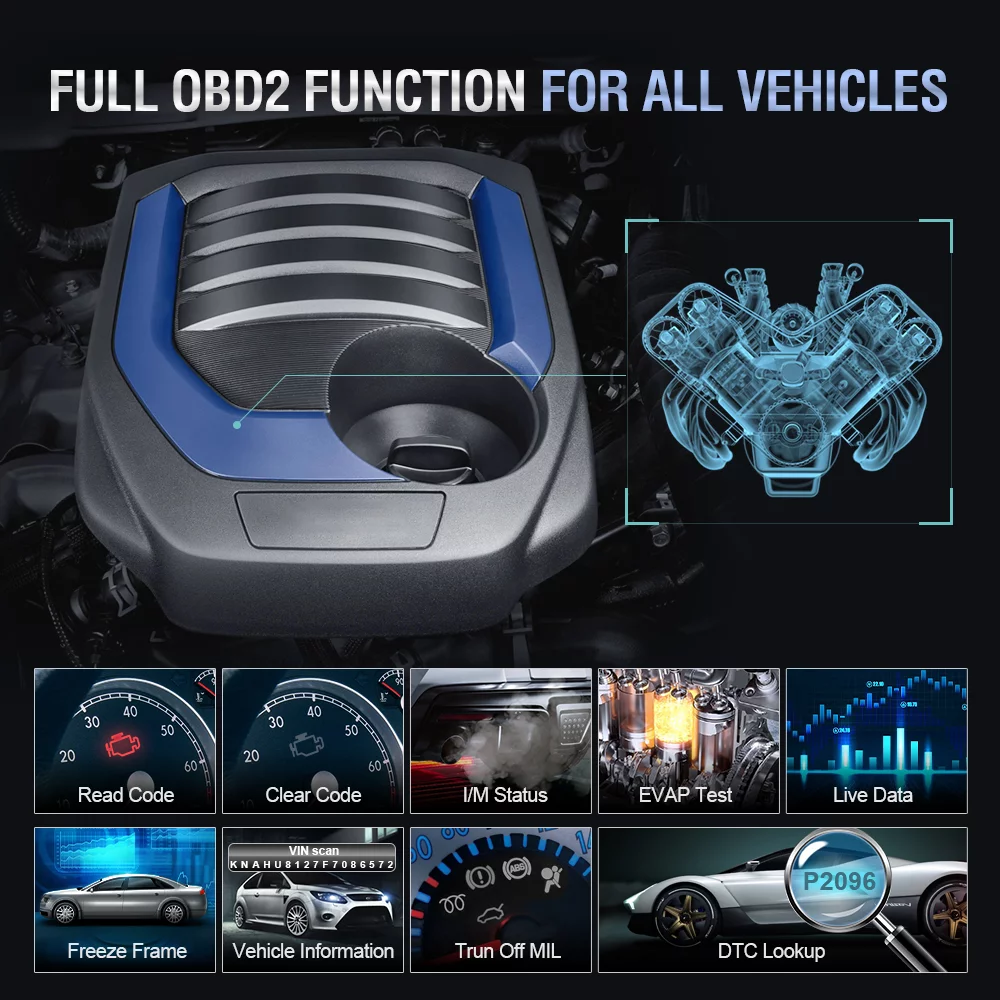 ANCEL VOD700 OBD2 Scanner for Volvo Vehicles Scan Full Systems Oil BMS EPB Reset ABS Bleeding Maintenance Service Car Code Reader Volvo Automotive