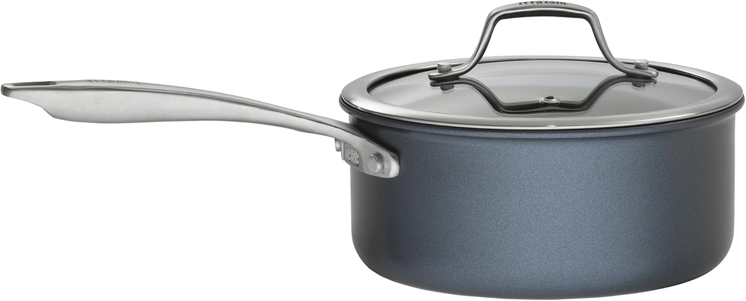 Bialetti Sapphire Hard Anodized Nonstick 10-Piece Oven-Safe Cookware Set, Gray - 10-Piece Set, Hard Anodized Aluminum