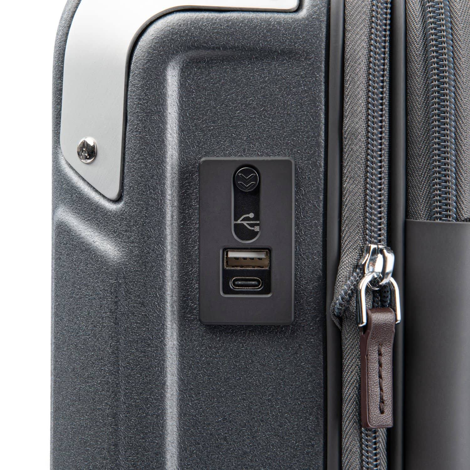 Travelpro Platinum Elite Business Plus Carry-On Expandable Hardside Spinner - Dark Sky Blue