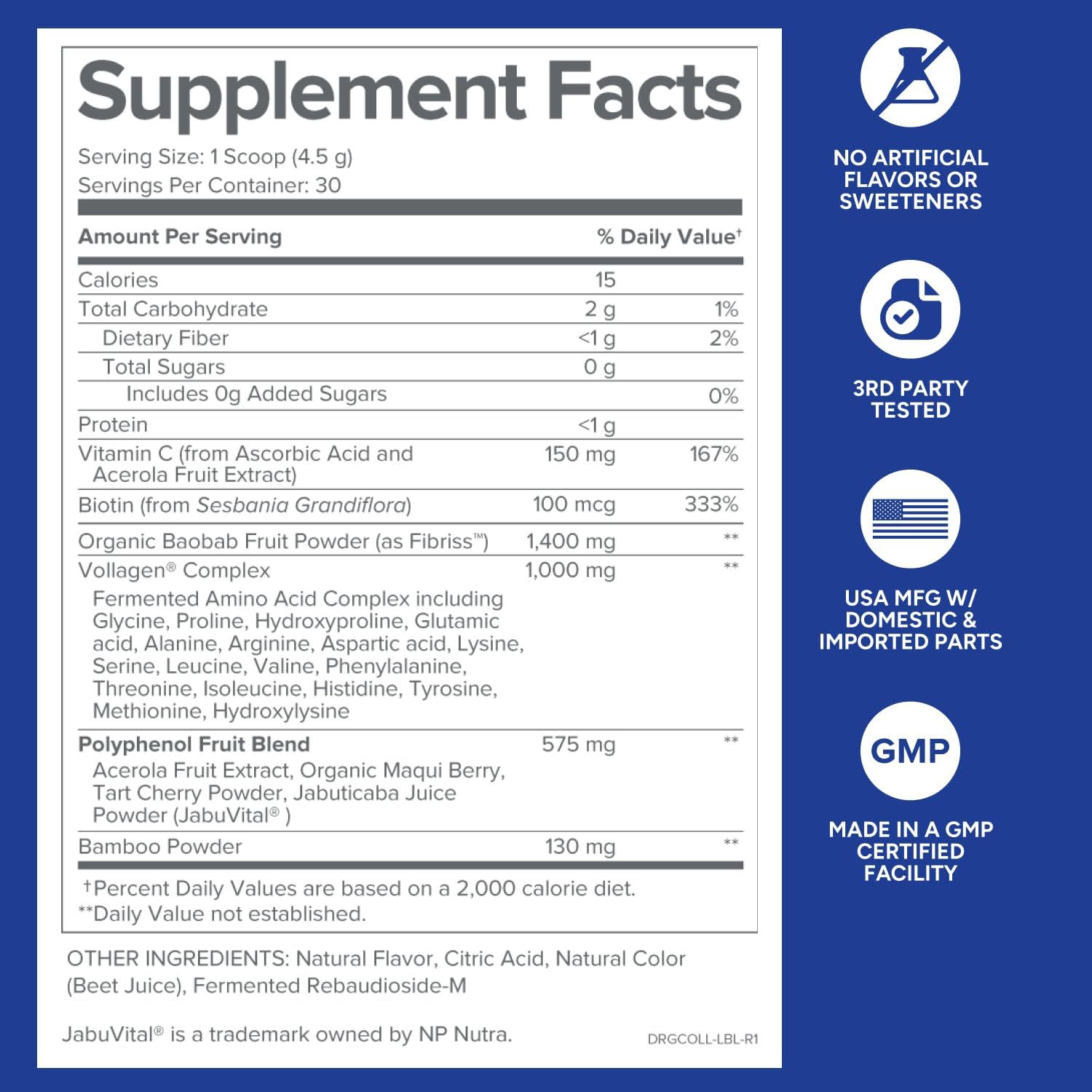 Gundry MD Phyto Collagen Complex, Strength Supporting Multivitamin Powder Supplement with Vitamin C, Amino Acids, and Polyphenols
