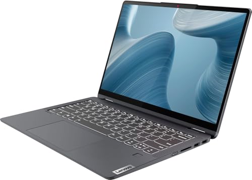 Lenovo IdeaPad Flex 5i 2-in-1 Laptop (14" FHD+ Touchscreen, Intel Core i3-1215U, 8GB RAM, 256GB SSD) Convertible, Fingerprint, FHD Webcam