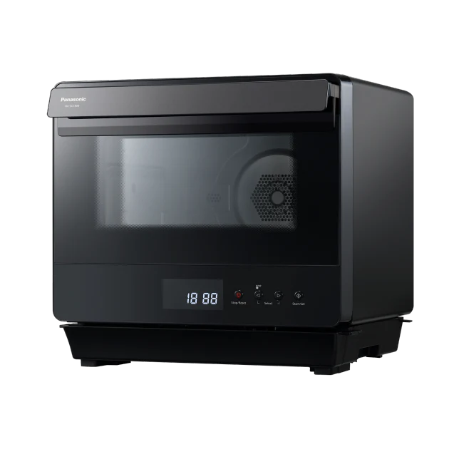 Panasonic Steam Convection Oven: 0.71 cu.ft, 20L,  2-in-1, black | NU-SC180B