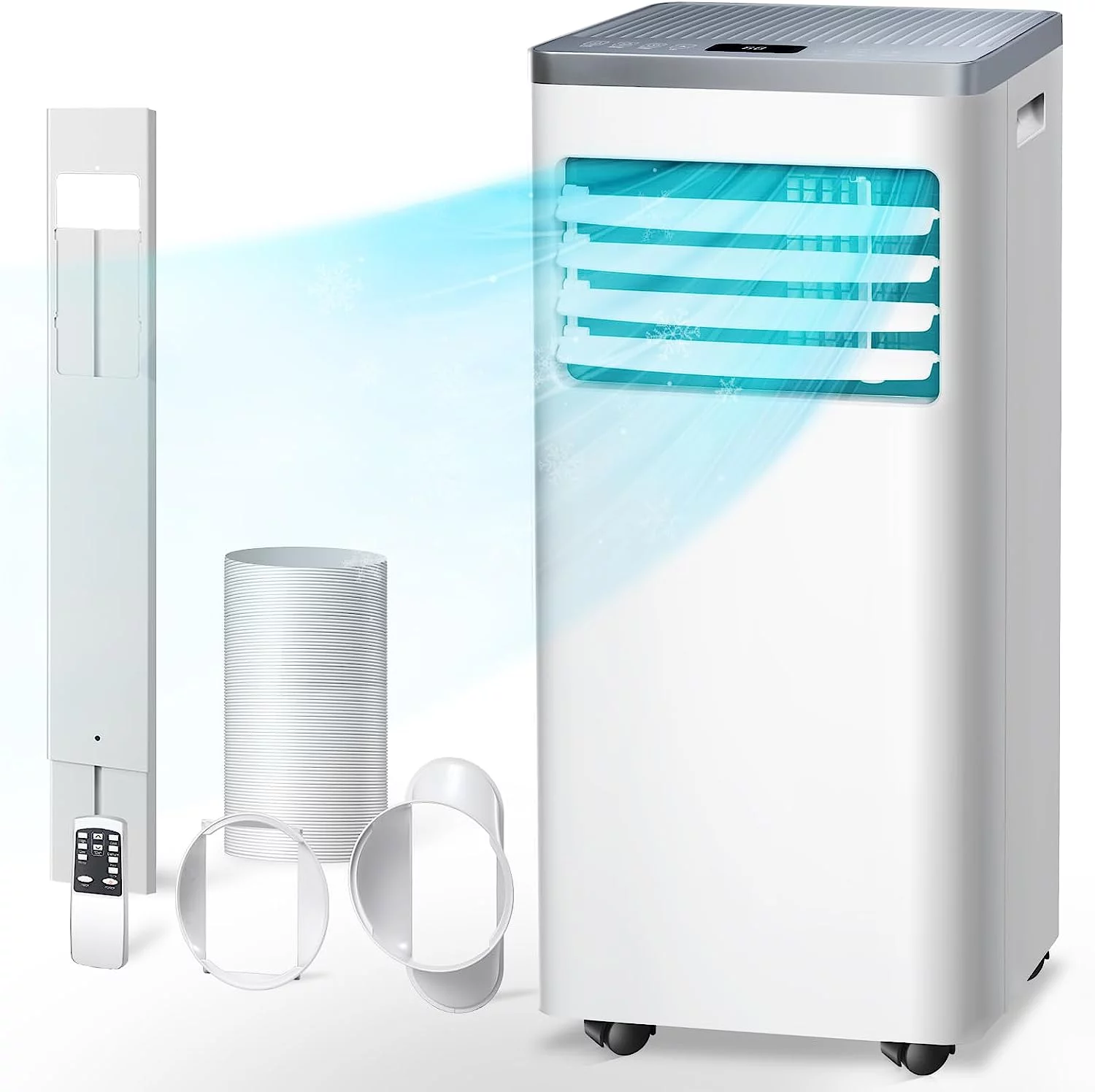 KISSAIR 5000 BTU (8,000 BTU ASHRAE) Portable Air Conditioner
