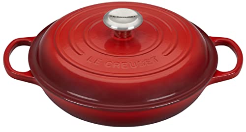 Le Creuset Enameled Cast Iron Signature Braiser, 3.5 qt., Marseille