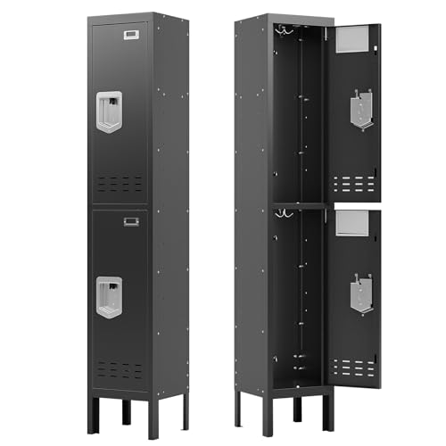Metal Locker with 5 Doors,Lockers for Employees,66'' Steel Storage Locker for School,Gym, Office, Office,Garage