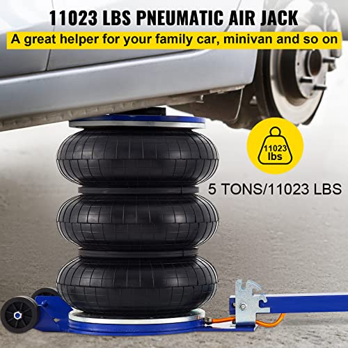 VEVOR Air Jack, 3 Ton/6600 lbs Triple Bag Air Jack, Air Bag Jack Lift Up to 15.75 Inch
