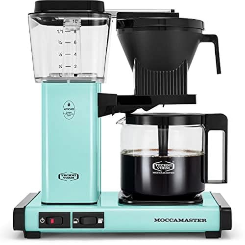 Technivorm Moccamaster 53941 KBGV Select 10-Cup Coffee Maker, Polished Silver, 40 ounce, 1.25l
