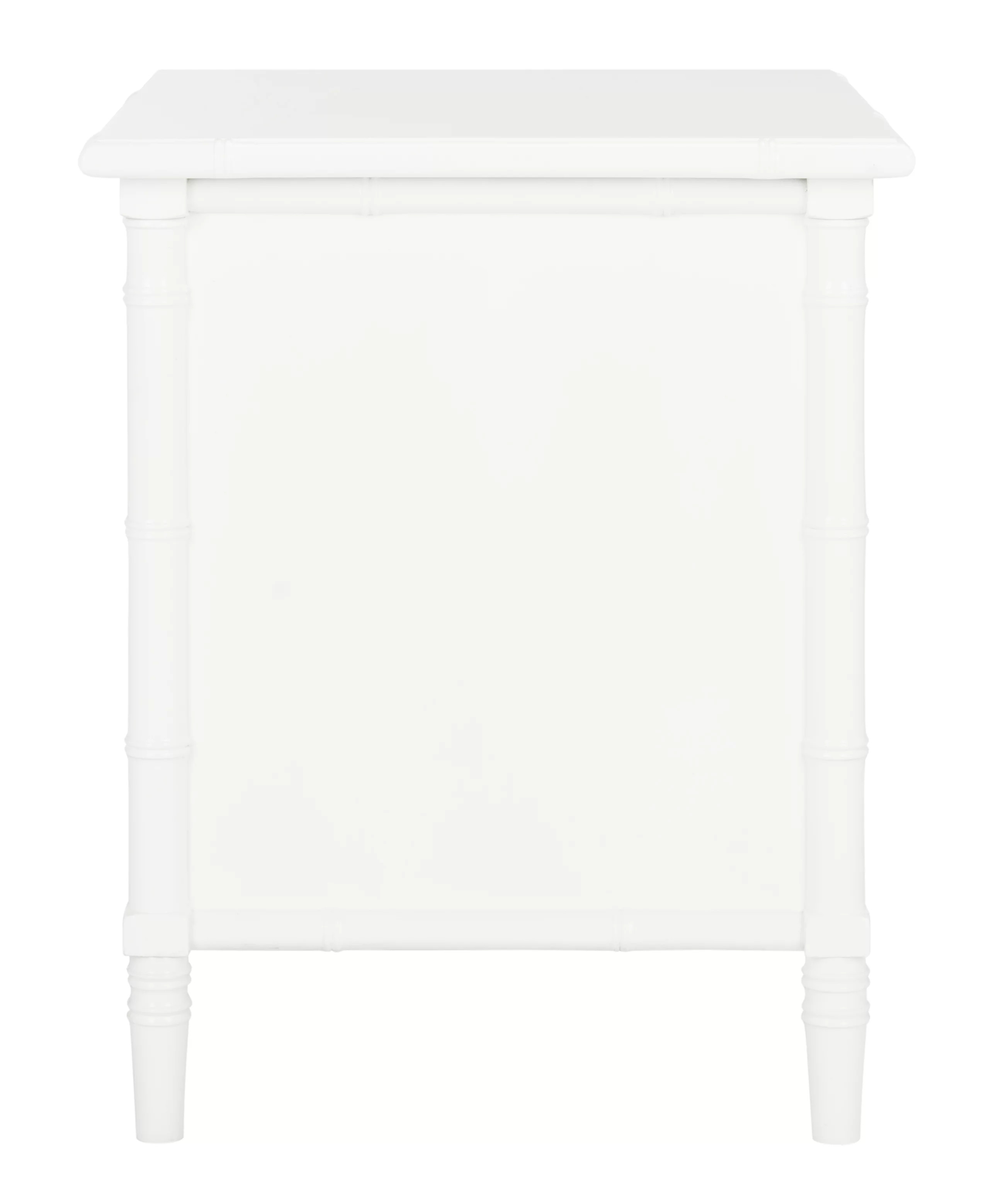 Safavieh Mina 25 in. 3 - Drawer Modern Coastal Bamboo Nightstand