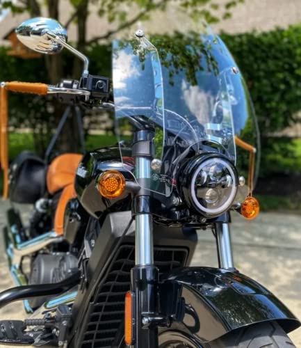 Eagle Lights 8900CH 5 3/4" LED Headlight with White Halo Ring for Harley Davidson and Indian Motorcycles - Generation II/Chrome Kit
