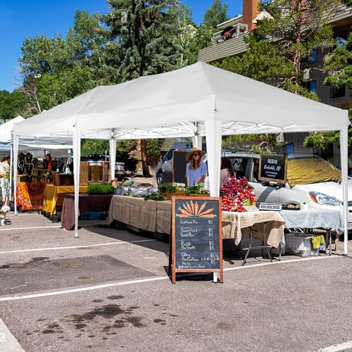 COBIZI 10x10 Pop up Canopy Tent Protable Canopy Tent with 4 Sidewalls Waterproof Commercial Instant Shelter for Parties, Wedding