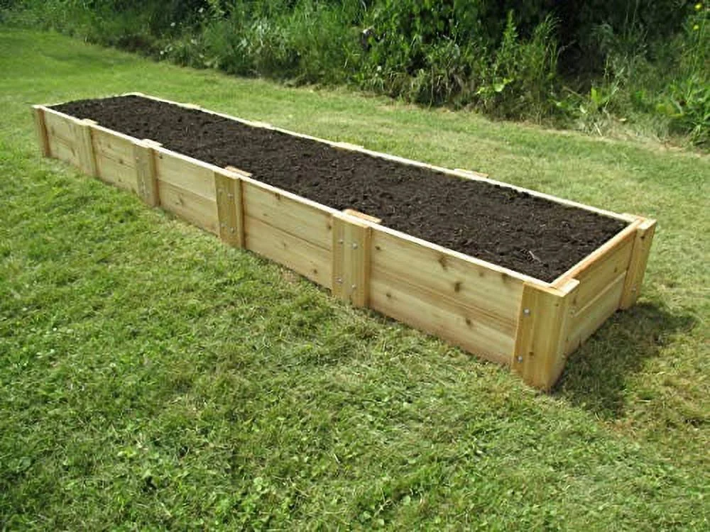 Cedar Raised Bed Garden Kit by Infinite Cedar 2 ft. x 10 ft. x 11 inches H - Curated Treasures Market
