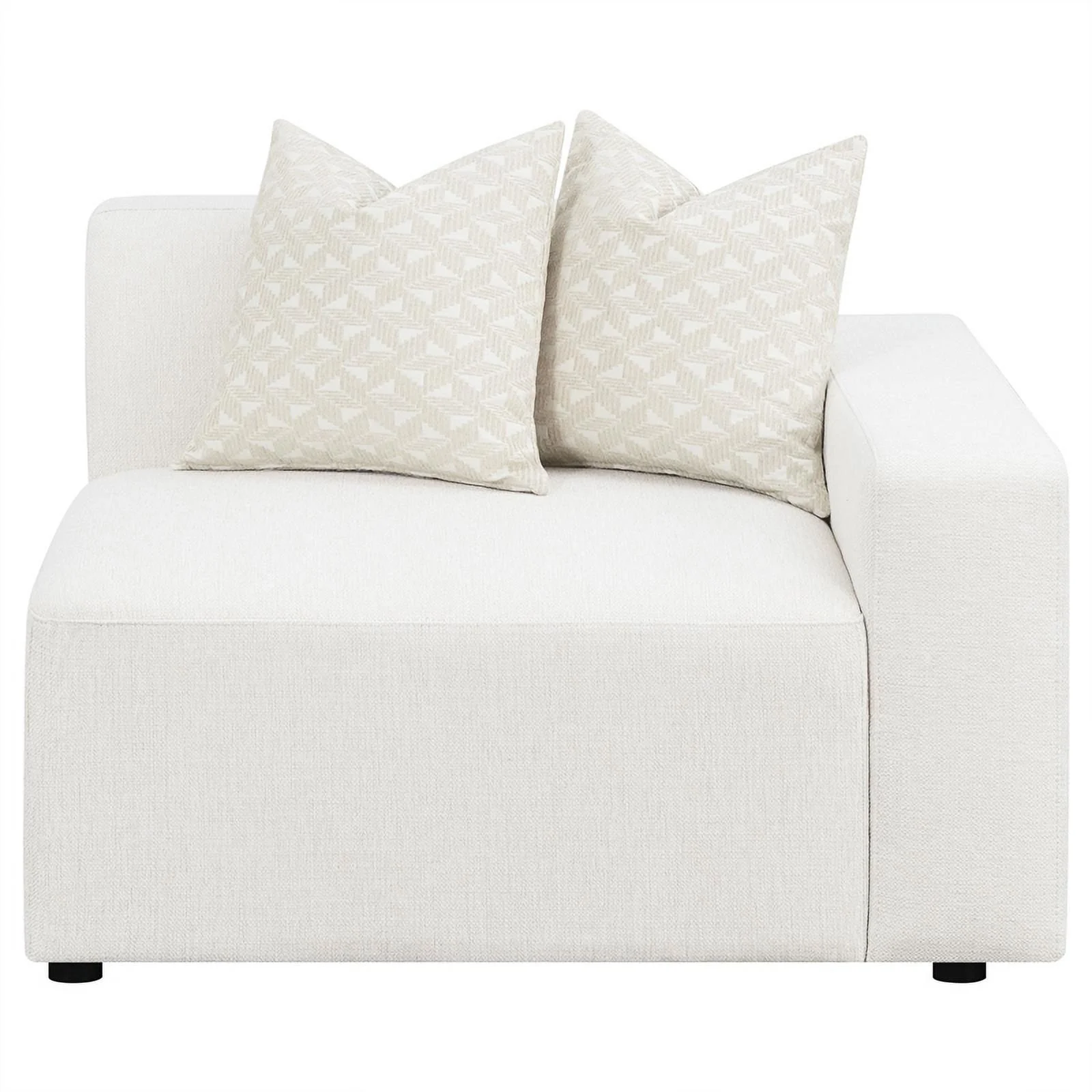 Pemberly Row 6-piece Fabric Upholstered Modular Sectional Pearl