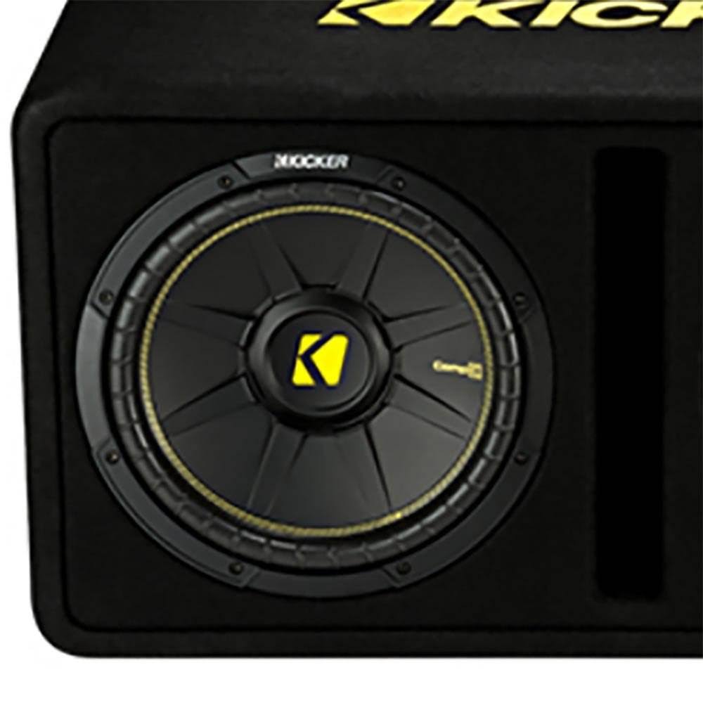 Kicker 44DCWC122 12x22 1200W Car Audio Subwoofer Sub Enclosure+Mono Amplifier Amp