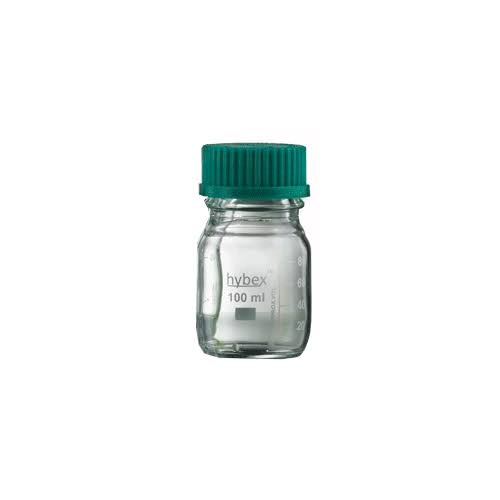 Benchmark Scientific, B3000-100-G, Hybex Media Bottle with Green Cap