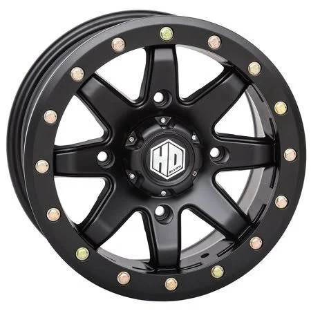 STI HD9 Beadlock 15x10 ATV/UTV Wheel - Matte Black (4/137) 5+5 [15hb92710]