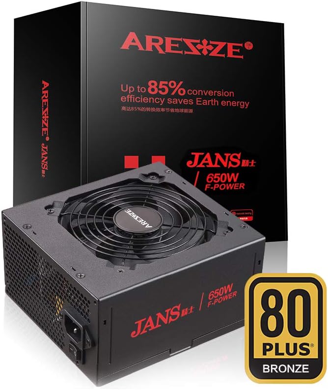 GOLDEN FIELD GPG850 Power Supply, 850W Full Modular 80 Plus Gold, 5 Years Warranty, Computer PC ATX PSU 850W