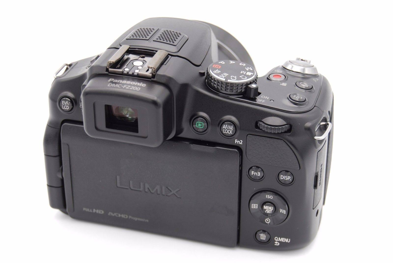 Panasonic Lumix DMC-FZ200 12.1 MP Compact Digital Camera - Black