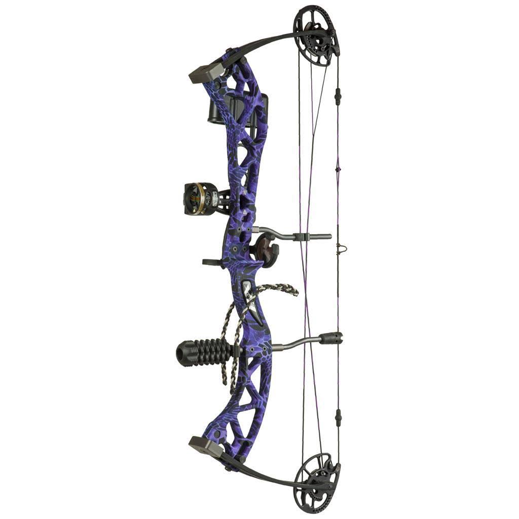 Martin Carbon Mist Compound Bow Package RH 50lb Purple