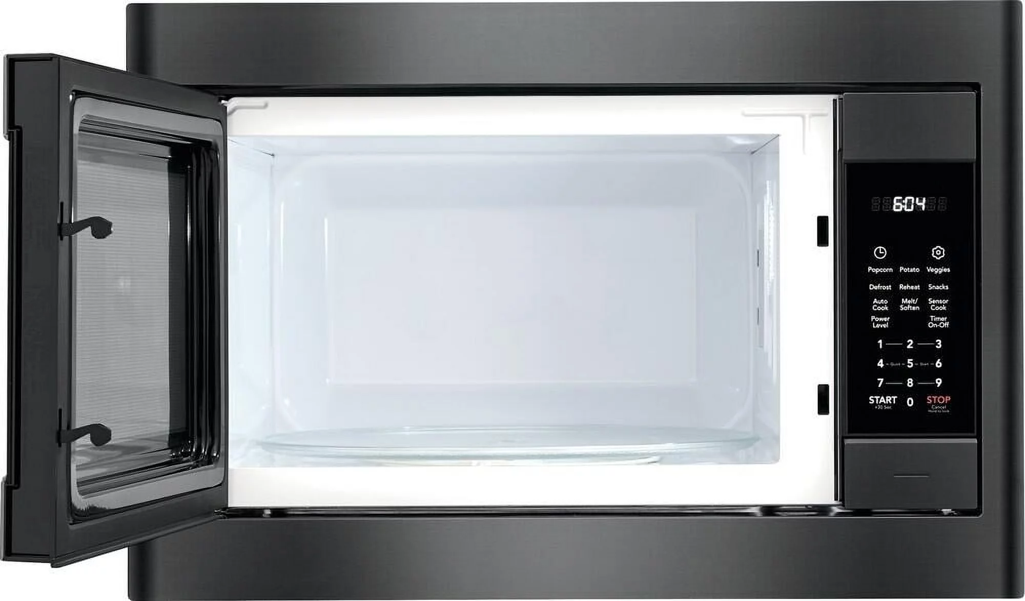 Frigidaire FGMO226NUD 25 Gallery Series Built-in Microwave with 2.2 cu. ft. Capacity Sensor Cooking One-Touch Options and Effortless Reheat in Black