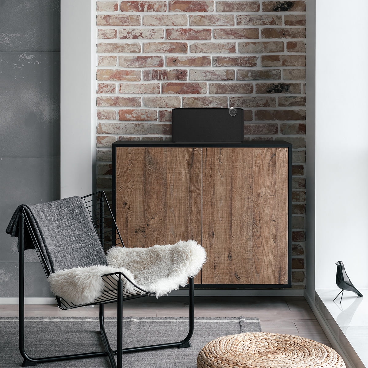 Klipsch The Three Plus Premium Bluetooth Speaker with Phono and Optical Inputs (Matte Black) - Curated Treasures Market