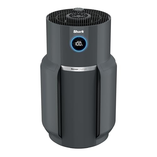 Shark Air Purifiers for Home Large Room with NeverChange Air Filter, 5 Year HEPA Filter, Covers 650 Sq. ft