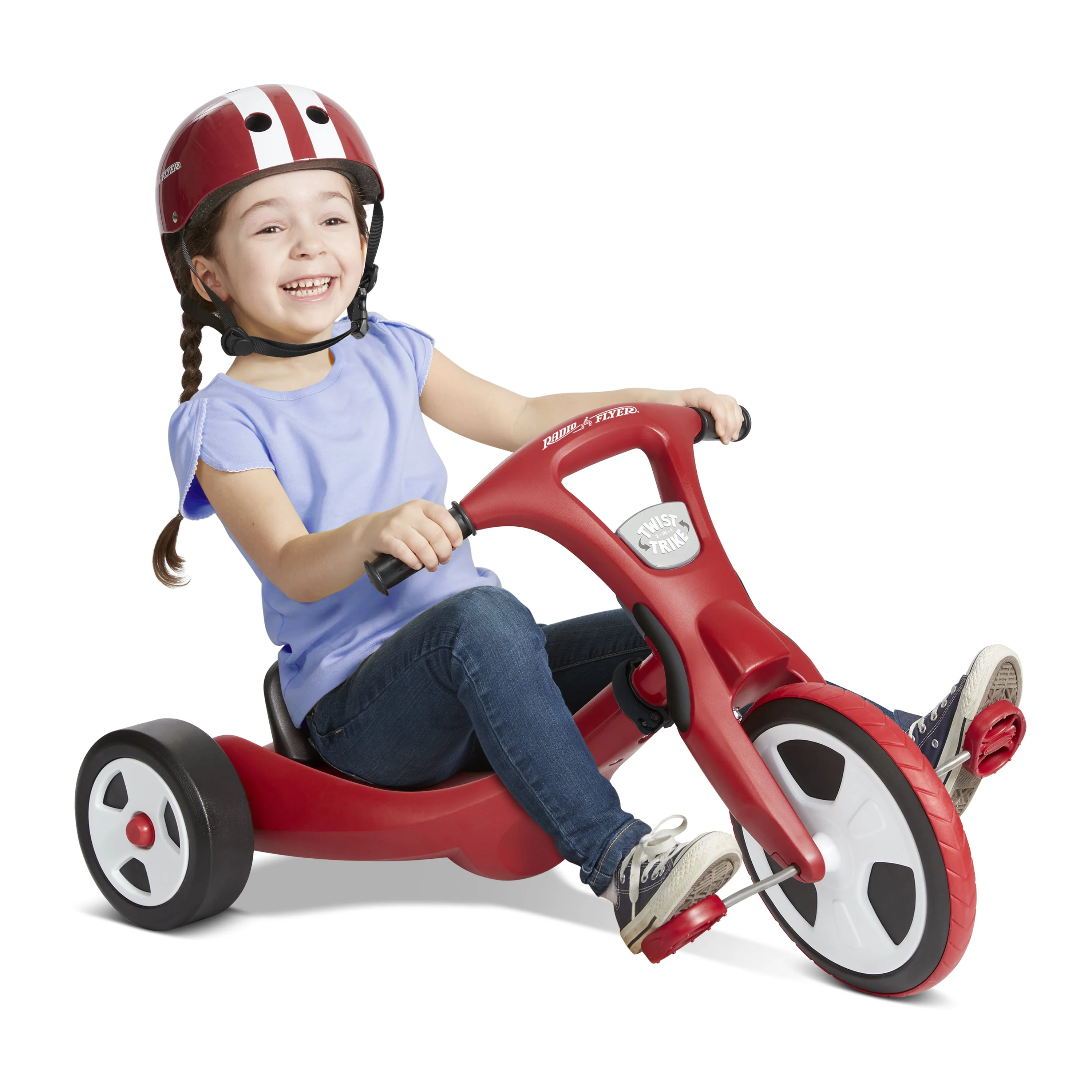 Radio Flyer, Twist Trike, 2 Tricycles in 1, for Boys and Girls 2-7 Years