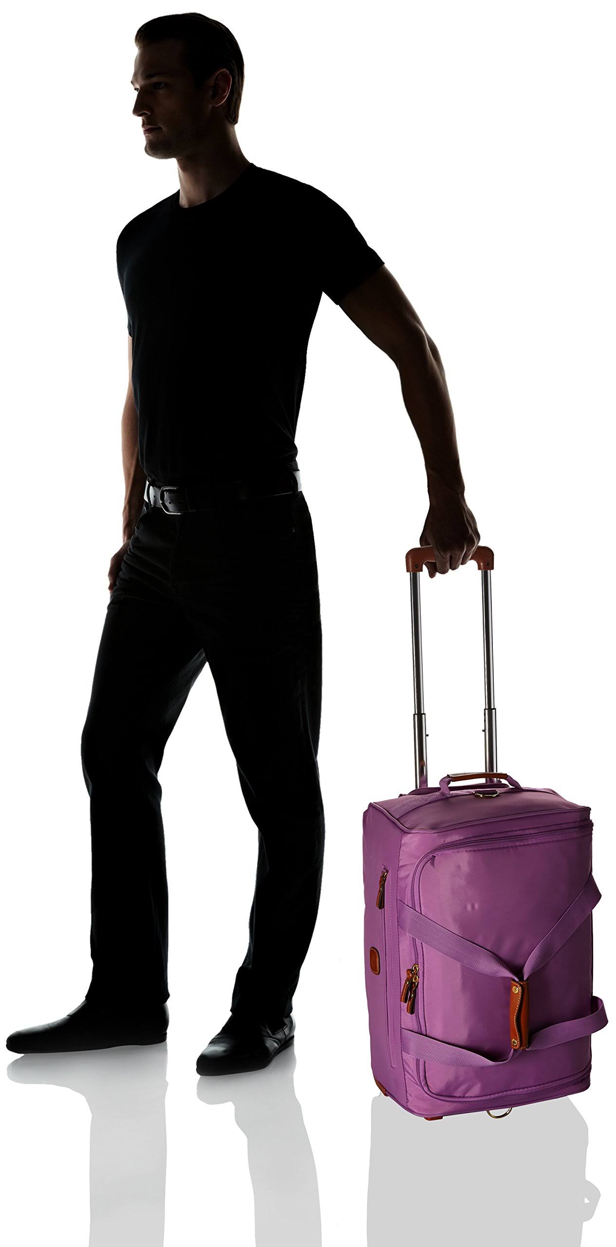 Bric&s Luggage X-Bag 21-Inch Carry-On Rolling Duffel (Fuchsia)