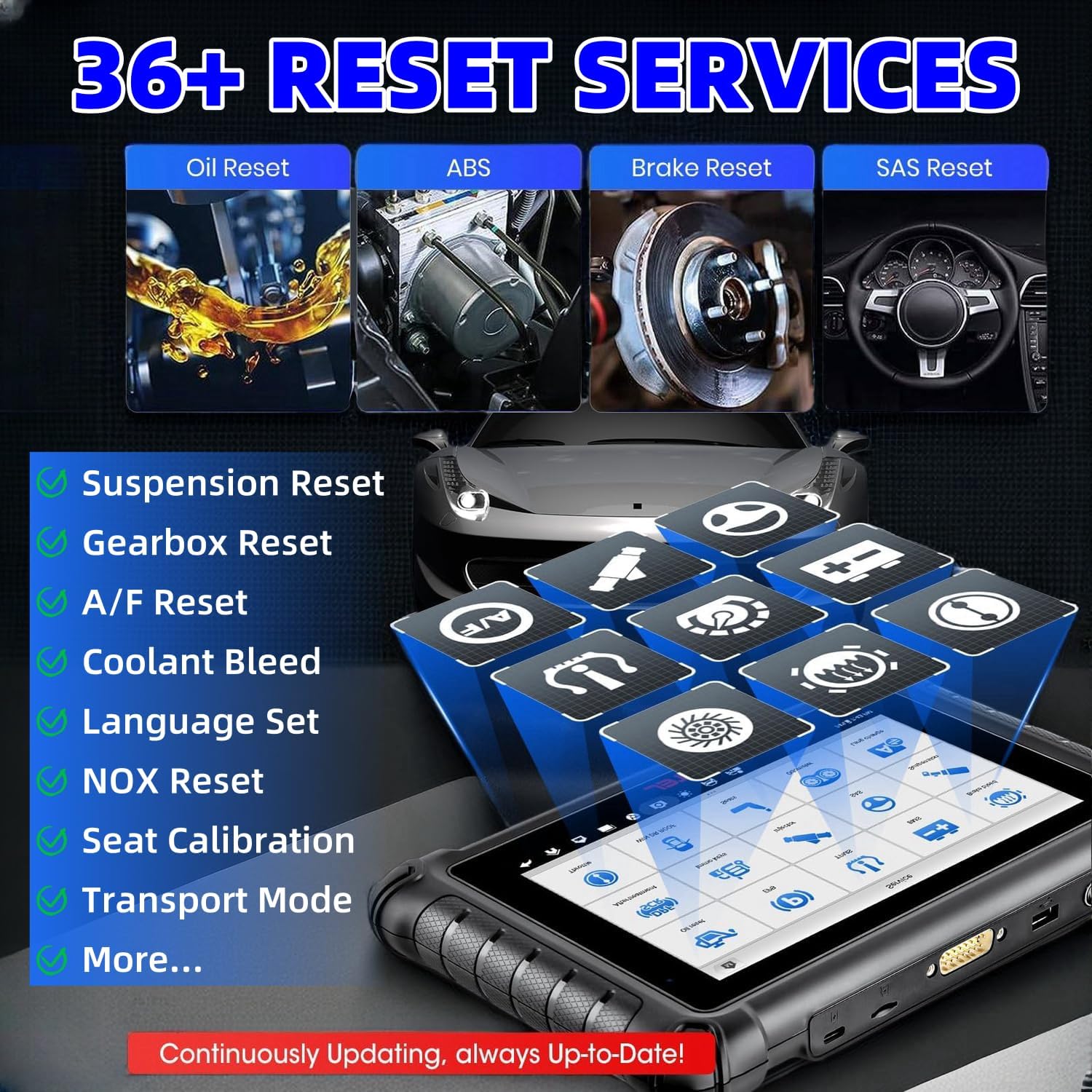 Autel Scanner MaxiSys MS906 Pro-TS 2024 Top TPMS Programming Tool, Up of MS906 Pro MS906TS MS906BT MK908 MK900 MX900