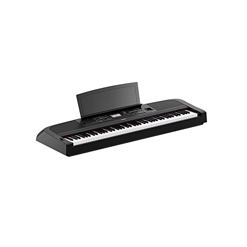 Yamaha 88-Key Weighted Digital Piano, with Foot Switch and Music Rest, Black-Furniture Stand Sold Separately, ‎167.64 x 45.72 x 20.32 cm (DGX670B)