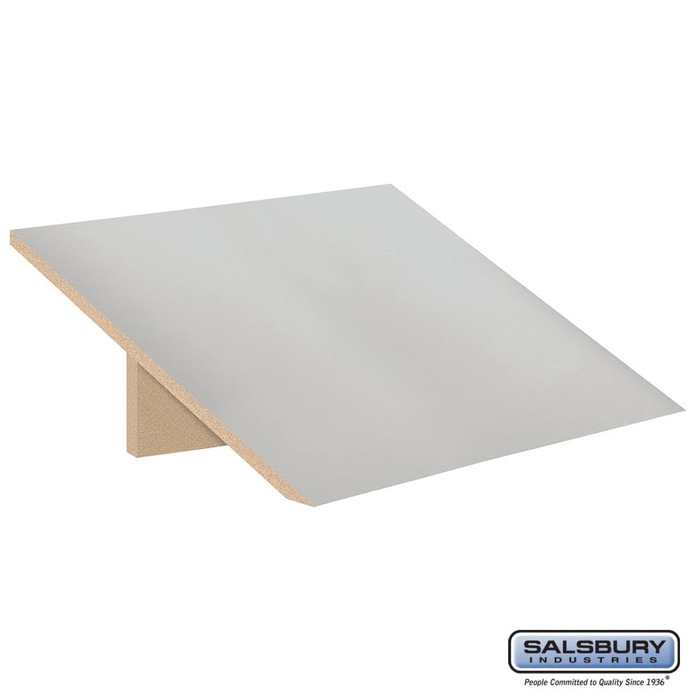 Salsbury Industries Sloping Hood, Gray