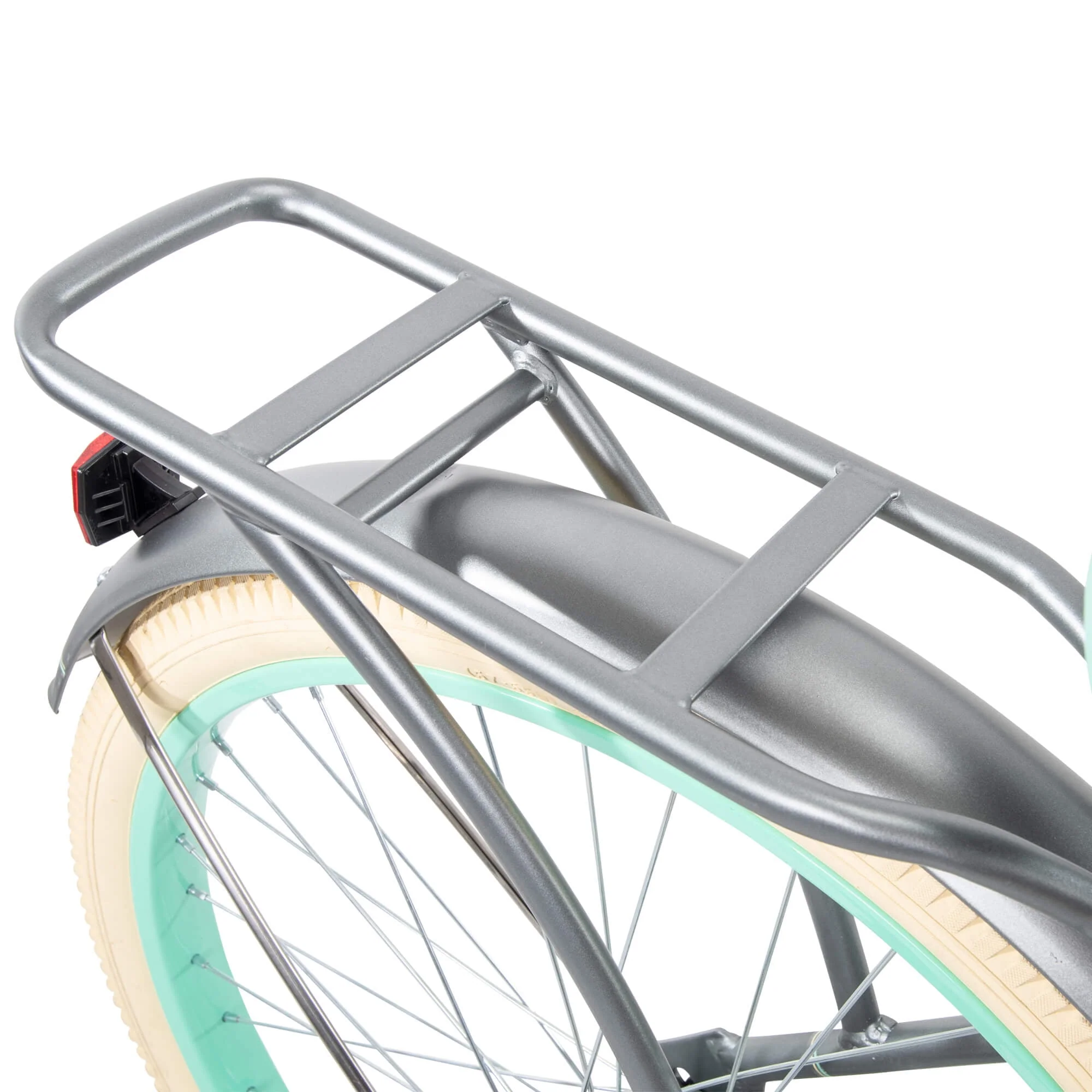 Huffy 26 Nel Lusso Classic Cruiser Bike with Perfect Fit Frame, Women's, Ages 13 Years, Light Blue