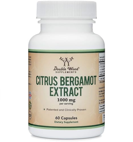 Citrus Bergamot Supplement - Only Patented, Clinically Proven Bergamot Extract - 1,000mg Servings (Bergamonte Standardization