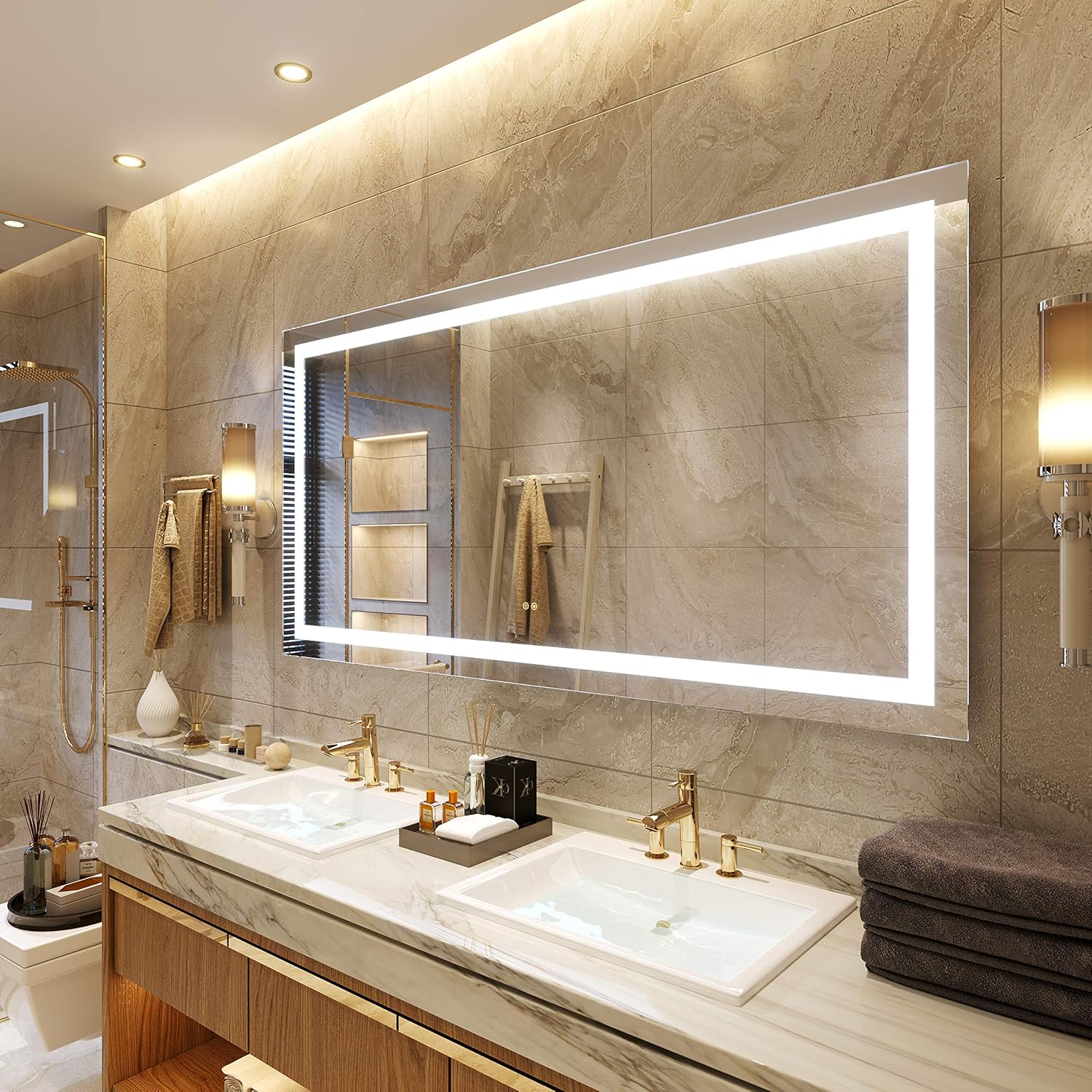 Petus PetusHouse 20 X 28 Inch LED Lighted Bathroom Mirrors