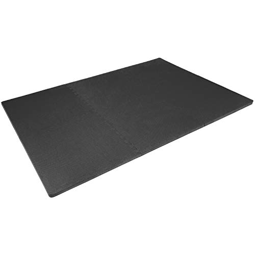 ProsourceFit Extra Thick Puzzle Exercise Mat , EVA Foam Interlocking Tiles for Protective, Cushioned Workout Flooring for Home and Gym Equipment