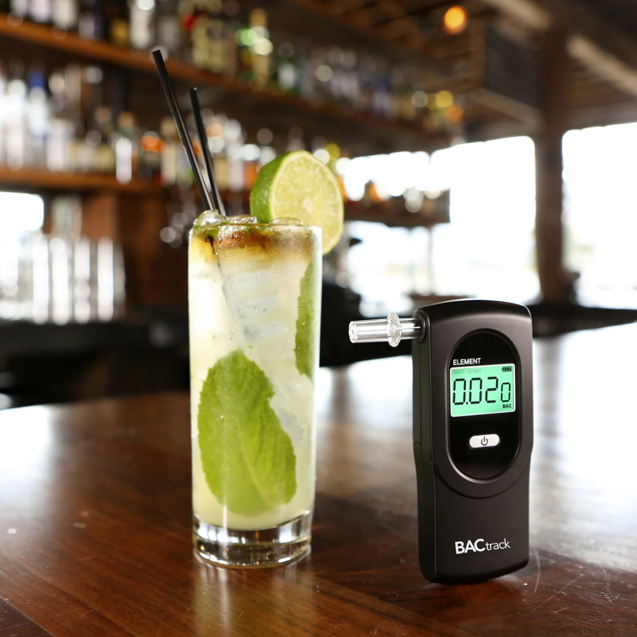 BACtrack Element Breathalyzer | Professional-Grade Accuracy | DOT & NHTSA Compliant | Portable Breath Alcohol Tester for Personal & Professional Use