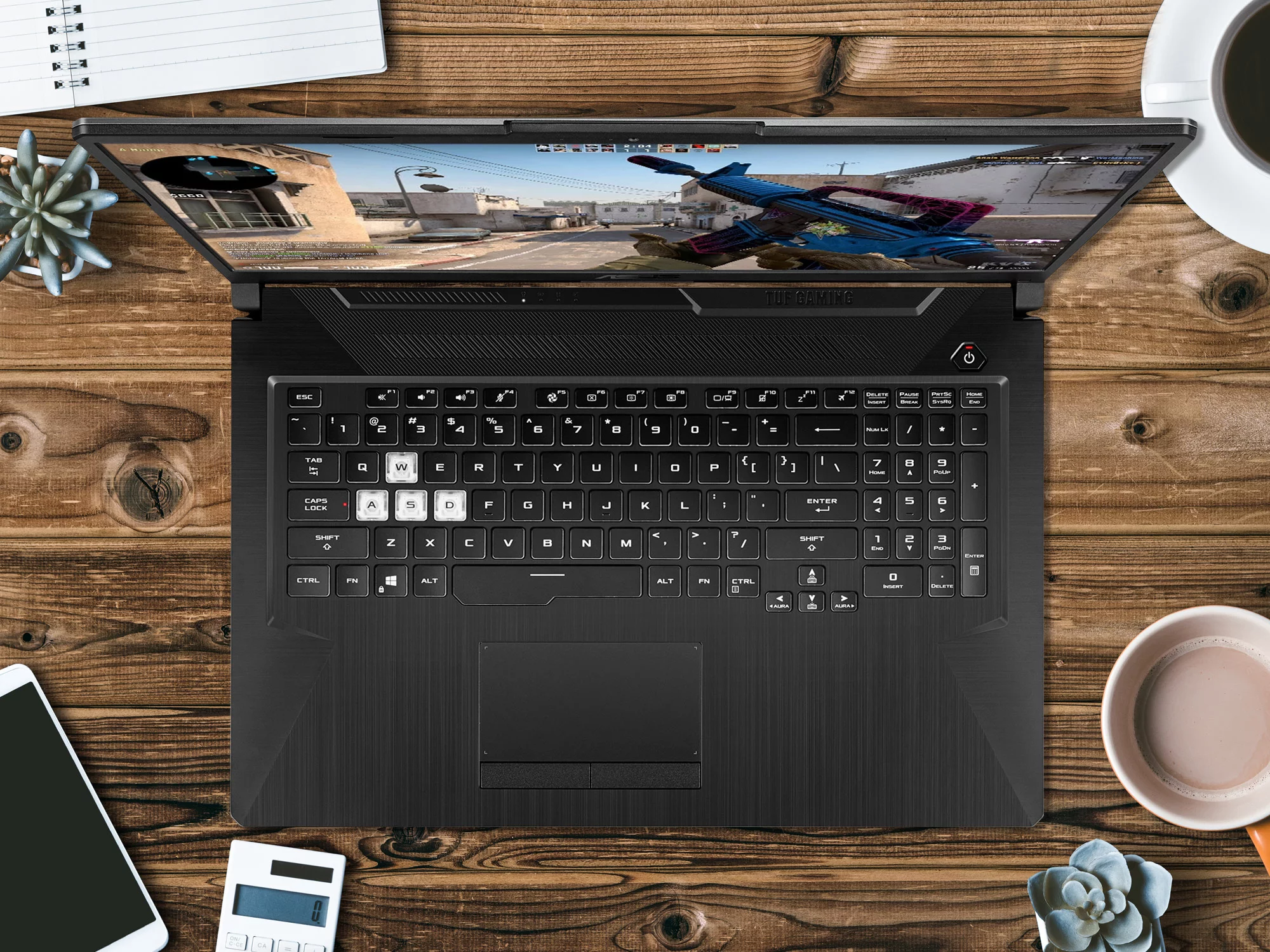 ASUS TUF Gaming 17.3" FHD 144Hz Gaming Notebook, Intel Core i5-11260H, NVIDIA GeForce RTX3050 Ti, 8GB RAM, 512GB PCIe SSD, Eclipse Grey