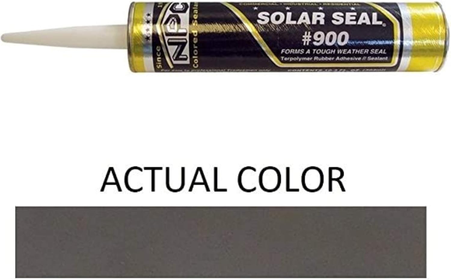 NPC #900 Solar Seal 6 Pack - Metal Roofing Flashing/Panels, Vinyl and Fiber Cement Siding, Fiberglass, Cedar, Brick & Masonry, Sky Lights, Sun Rooms