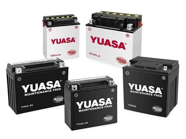 Yuasa Battery Ytz14s Yuasa Battery Batteries Maint. Free VRLA Battery