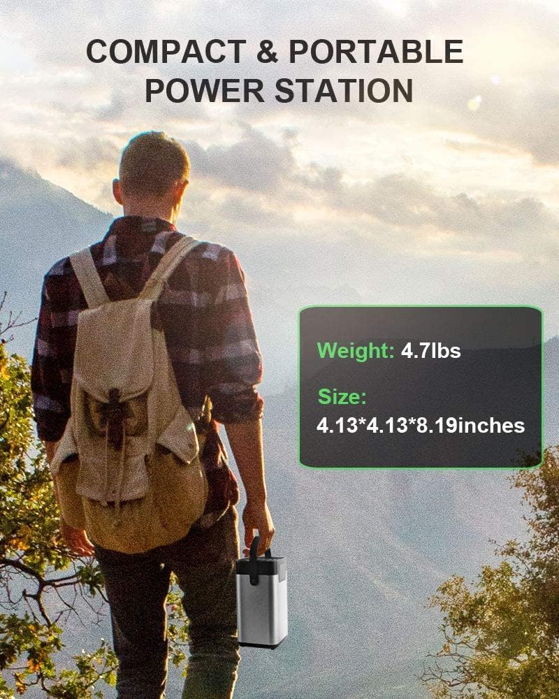 X-DRAGON 200W Power Station with Foldable Solar Panel Charger