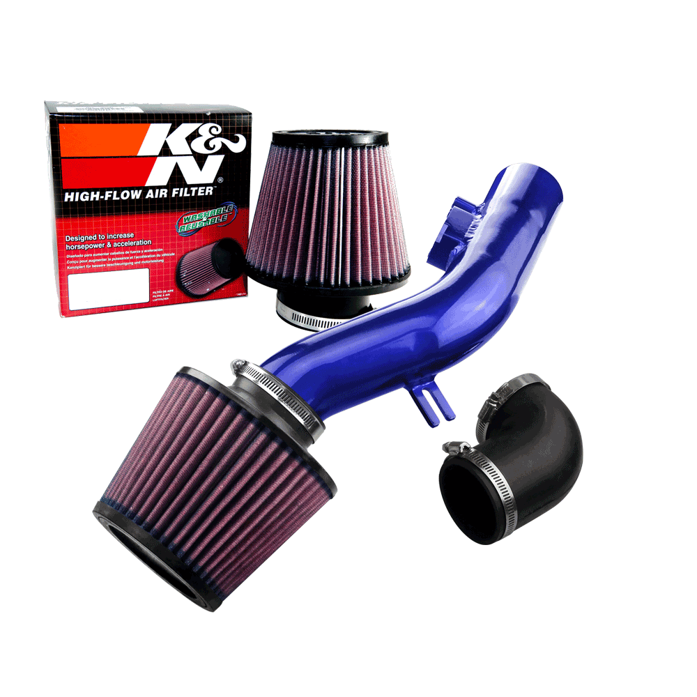 For 08-12 Chevy Malibu 2.4L 4cyl (Without Air Pump) CPT Cold Air Intake (Blue) + K&N Air Filter CPT-571-B