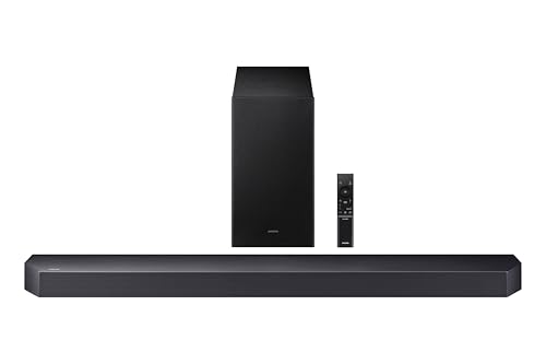 SAMSUNG Q990D 11.1.4ch Soundbar w/Wireless Dolby Atmos Audio, Rear Speaker Included, Q-Symphony, SpaceFit Sound Pro, Adaptive Sound