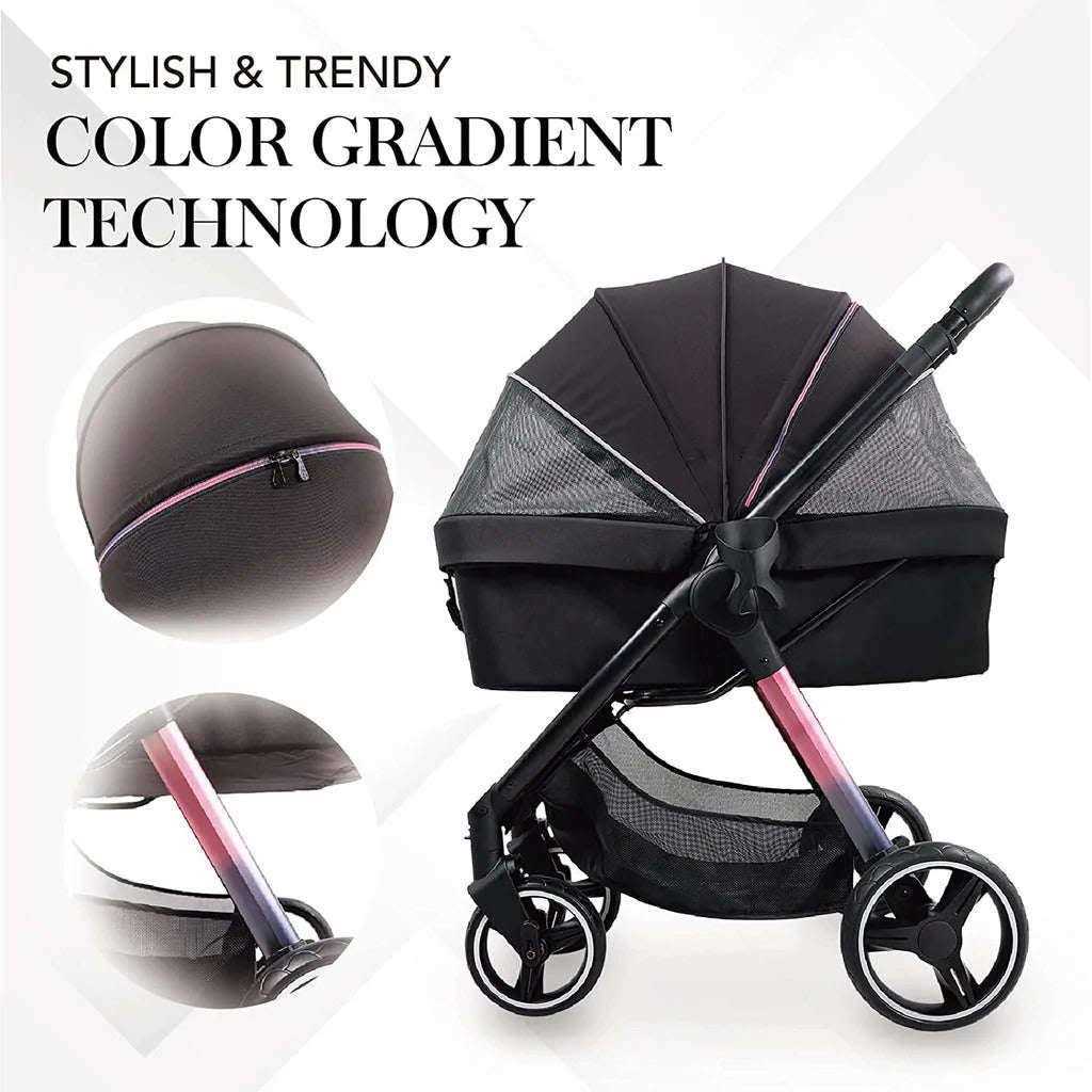 Ibiyaya Retro Luxe Pet Stroller - Pet Supplies online store