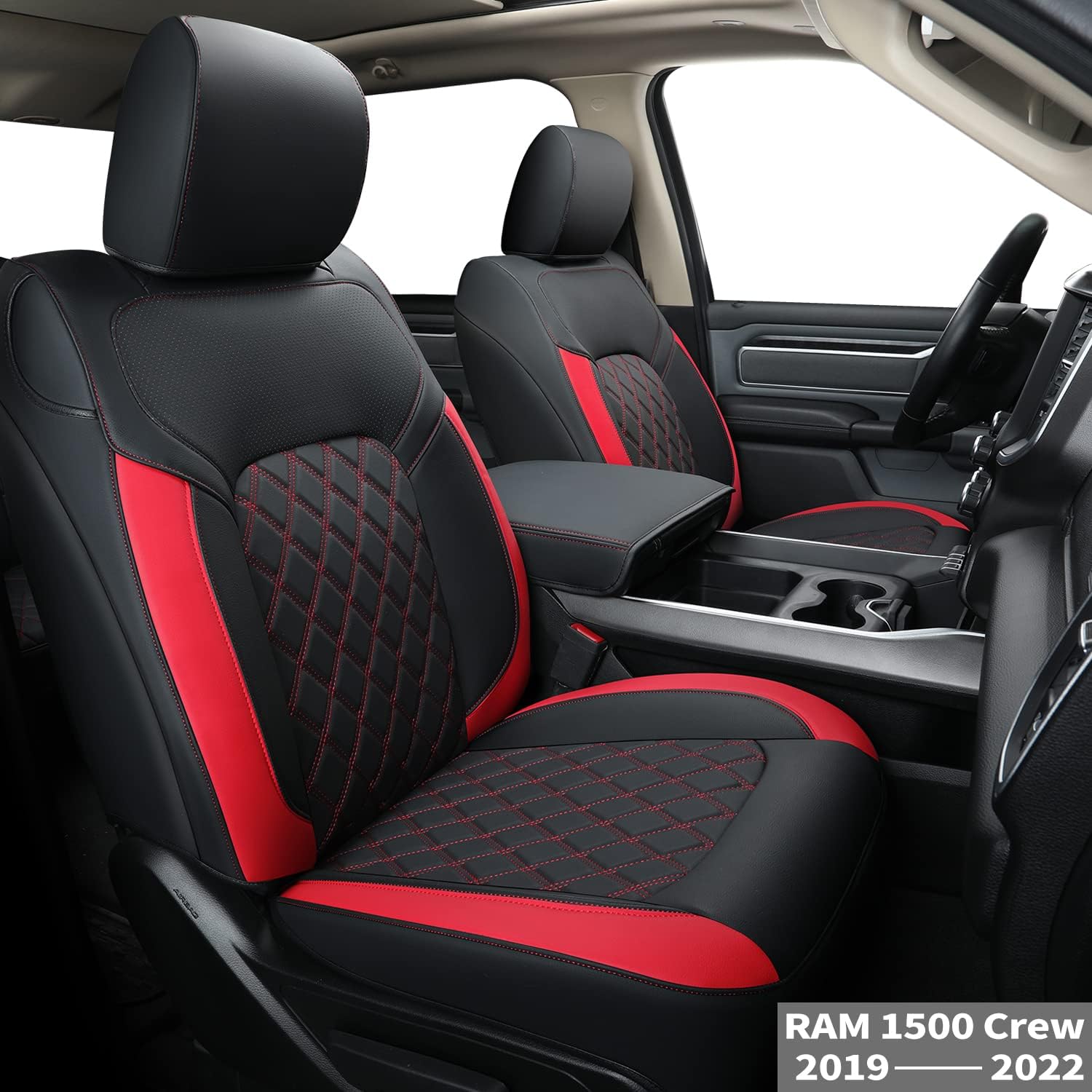 FEELiT Ram 2019-2022 1500 Crew Cab Waterproof Seat Covers Full Set