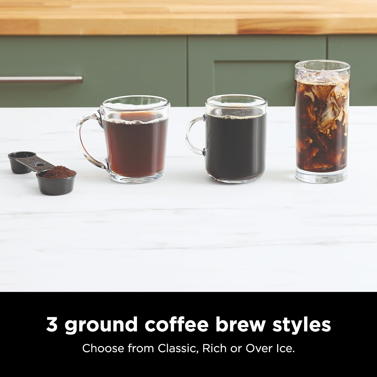 Ninja CFN601 Espresso & Coffee Barista System, 3 Espresso Brew Styles, Single-Serve Coffee & Nespresso Capsule Compatible, 12-Cup Carafe