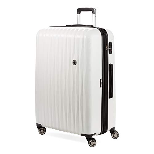 SwissGear 7272 Energie Expandable Hardside Luggage with Spinner Wheels and TSA Lock, Gunmetal, Carry-On 19-Inch
