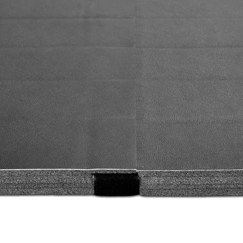 Meister FlexFloor Martial Arts Mat - 10ft x 10ft Roll-Up Pro Training Mat for Home & Gym