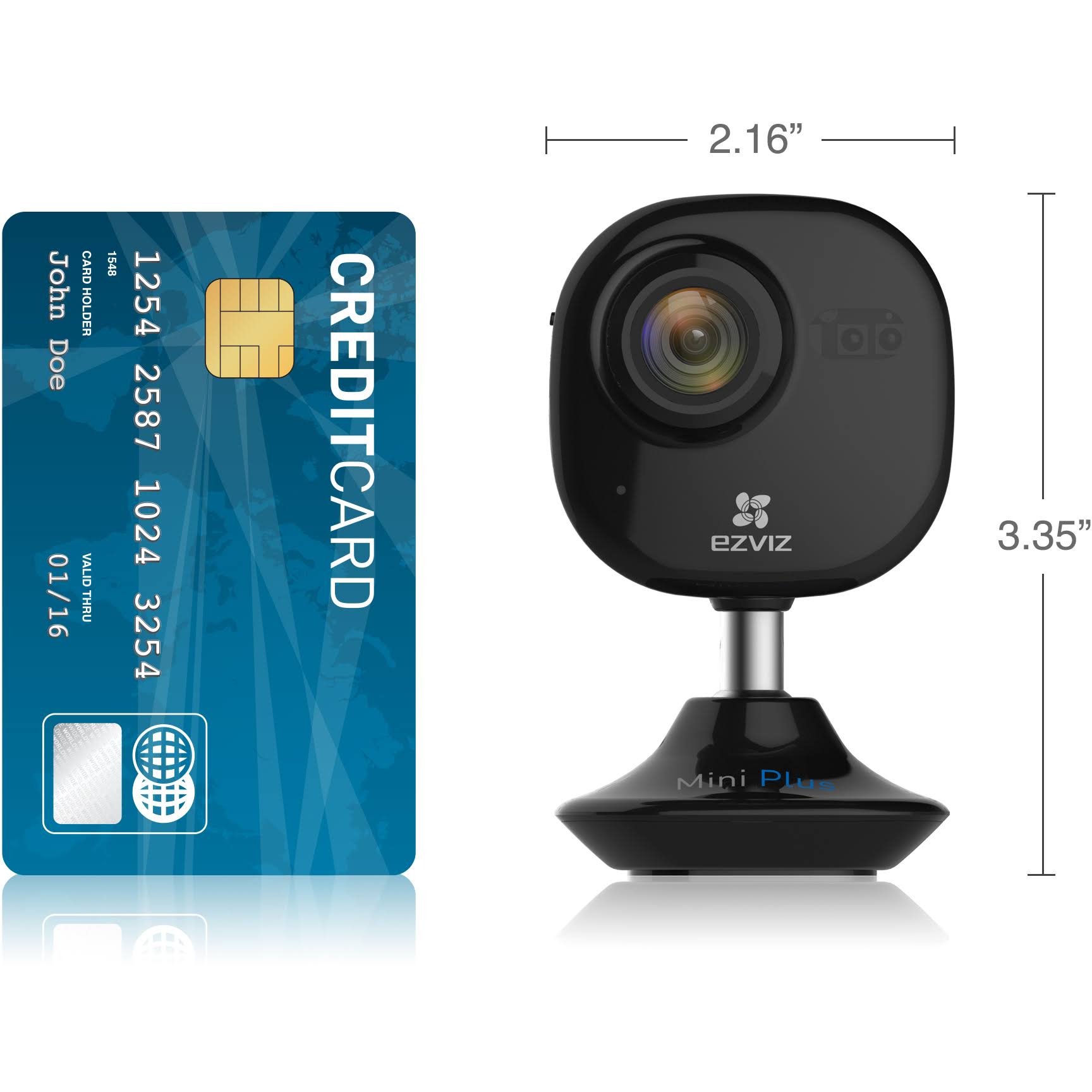 EZVIZ CV-200 Mini Plus Wi-Fi Indoor Cloud Network Camera - indoor - 1080p - Day/Night