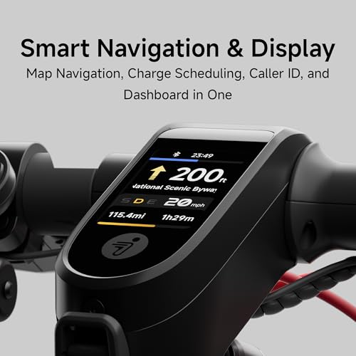 Segway Ninebot F3 Electric Scooter, Up to 20 MPH, 44-Mile Range, Self-Sealing Tubeless Tires, Front Hydraulic & Rear Elastomer Suspension