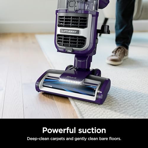 Shark NV752 Rotator Powered Lift-Away TruePet Upright Vacuum with HEPA Filter, Large Dust Cup Capacity, LED Headlights, Upholstery Tool